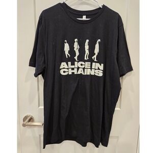 Alice In Chains North American Tour 2019 T-Shirt Black XXL Graphic Band Tee